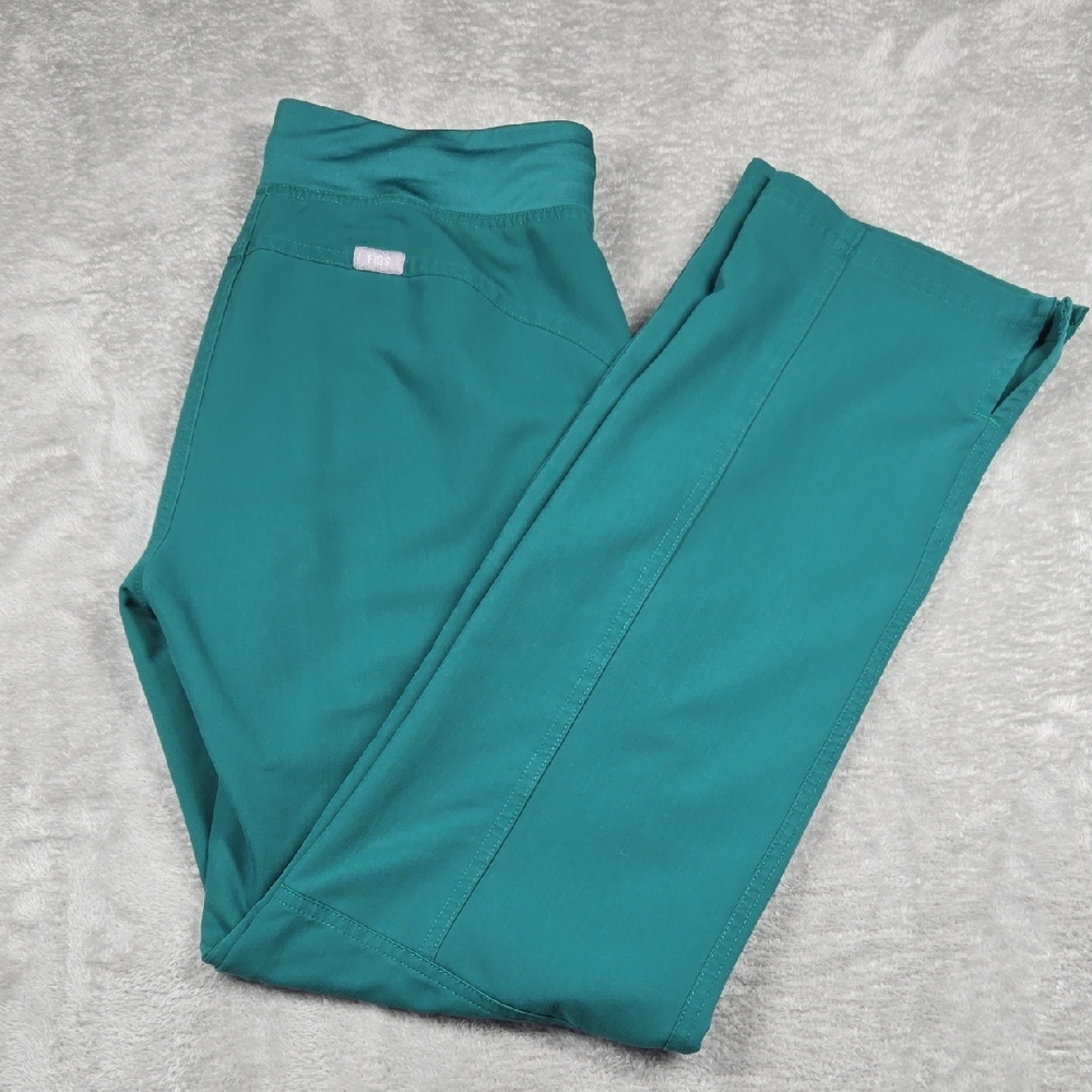 Figs Hunter Green Yola Scrub Pants